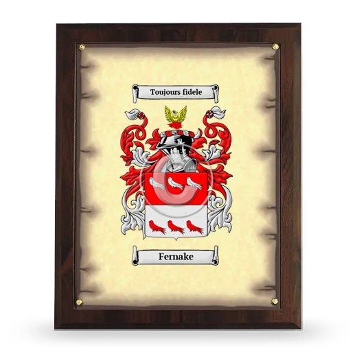 Fernake Coat of Arms Plaque