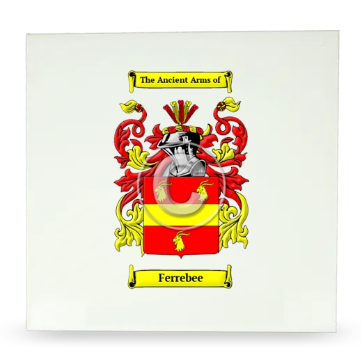 Ferrebee Large Ceramic Tile with Coat of Arms