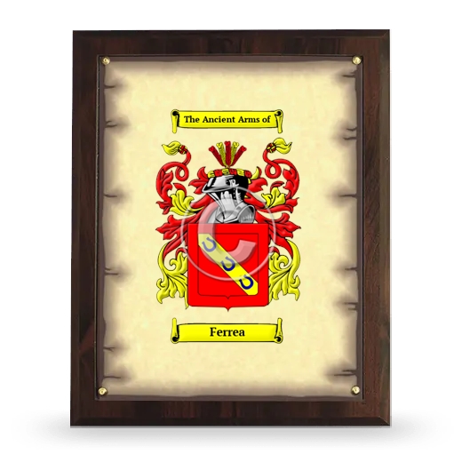 Ferrea Coat of Arms Plaque