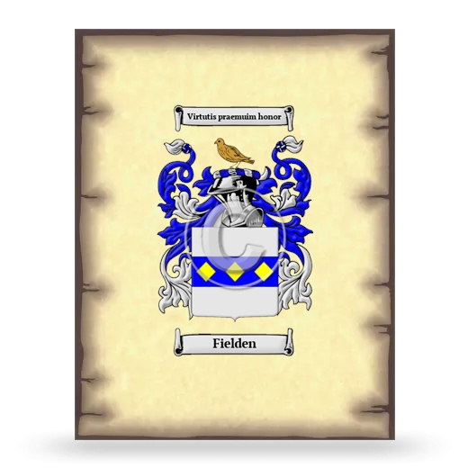 Fielden Coat of Arms Print