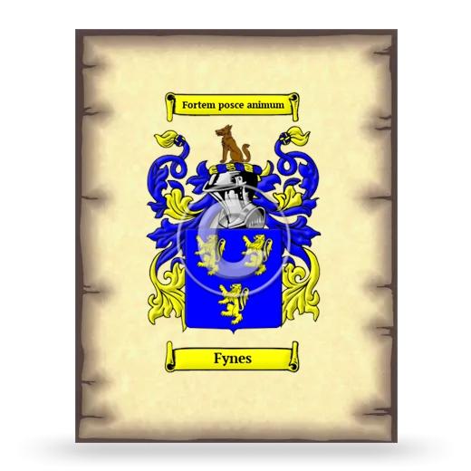 Fynes Coat of Arms Print