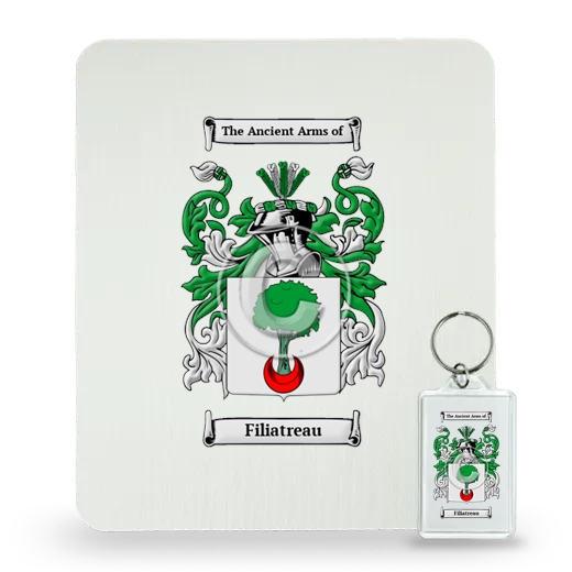 Filiatreau Mouse Pad and Keychain Combo Package