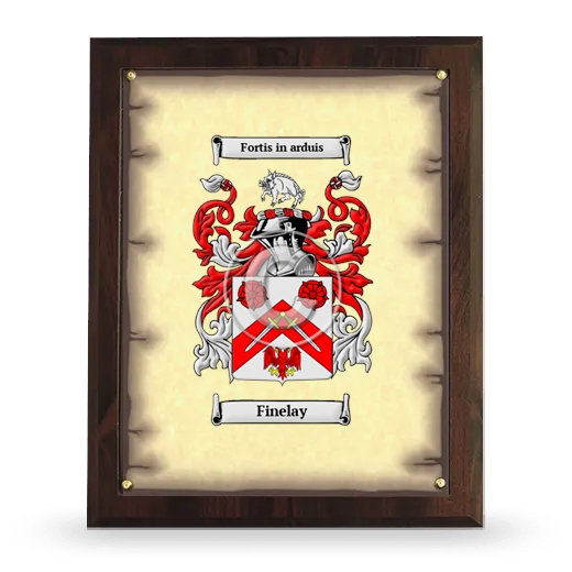 Finelay Coat of Arms Plaque