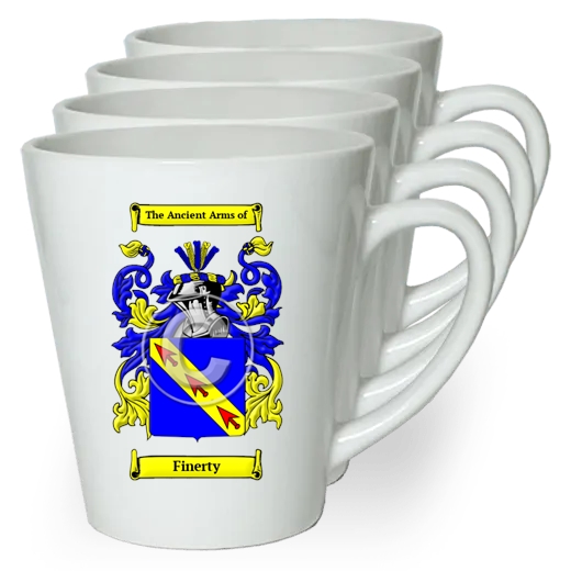 Finerty Set of 4 Latte Mugs