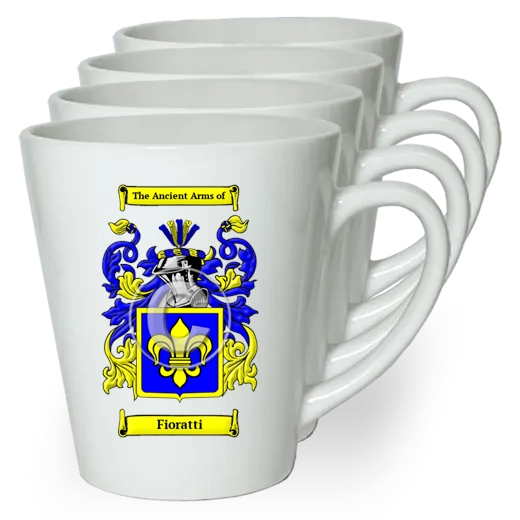 Fioratti Set of 4 Latte Mugs