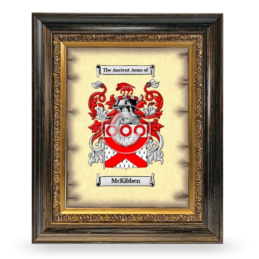 McKibben Coat of Arms Framed - Heirloom