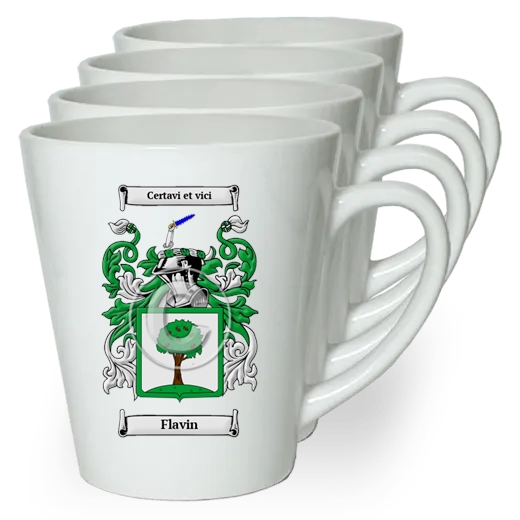 Flavin Set of 4 Latte Mugs