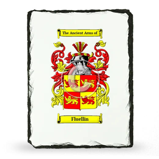 Fluellin Coat of Arms Slate