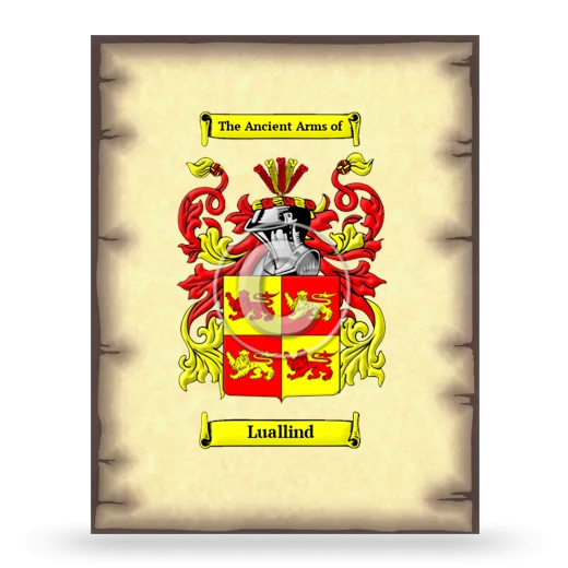 Luallind Coat of Arms Print
