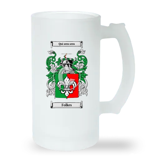 Folkes Frosted Beer Stein