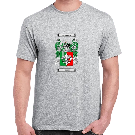 Fulkes Grey Coat of Arms T-Shirt