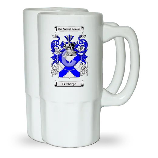 Felthorpe Pair of Beer Steins