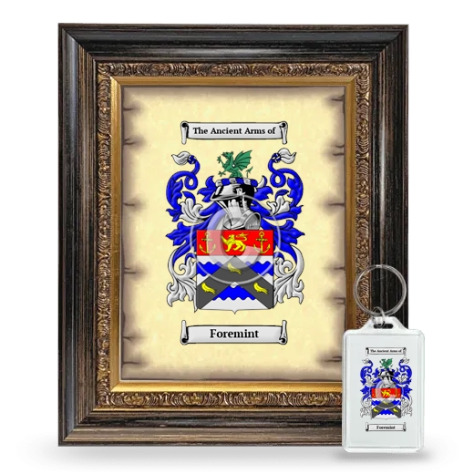 Foremint Framed Coat of Arms and Keychain - Heirloom