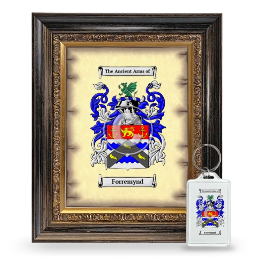 Forremynd Framed Coat of Arms and Keychain - Heirloom