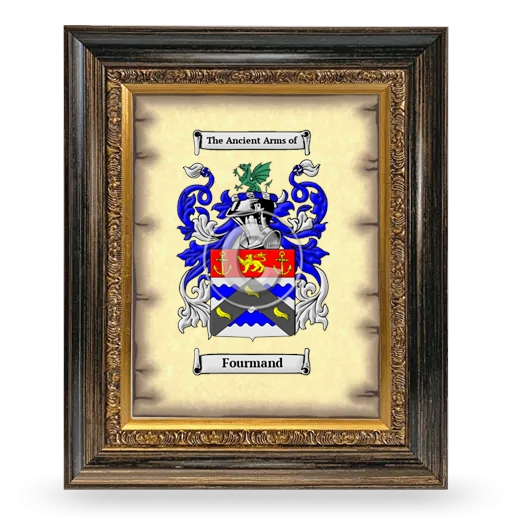 Fourmand Coat of Arms Framed - Heirloom