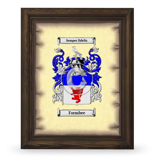 Formbee Coat of Arms Framed - Brown