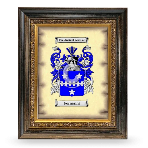 Fornarini Coat of Arms Framed - Heirloom