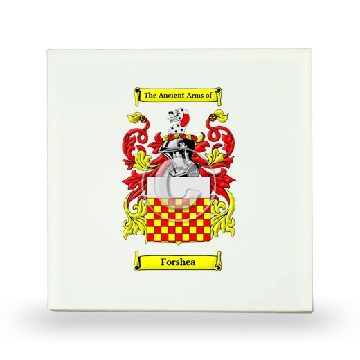 Forshea Small Ceramic Tile with Coat of Arms