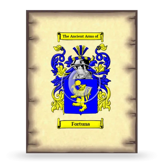 Fortuna Coat of Arms Print