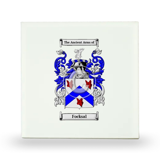 Focksal Small Ceramic Tile with Coat of Arms