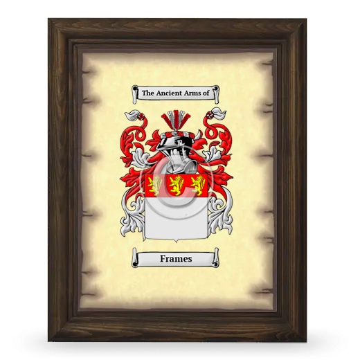 Frames Coat of Arms Framed - Brown