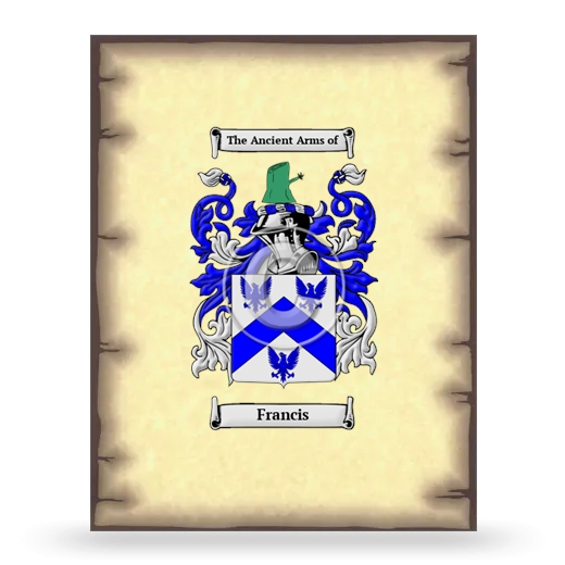 Francis Coat of Arms Print