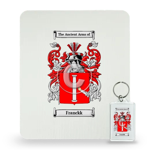 Franckk Mouse Pad and Keychain Combo Package