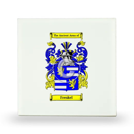 Frenkel Small Ceramic Tile with Coat of Arms