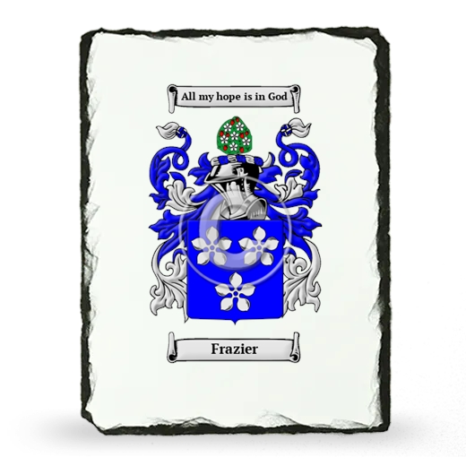 Frazier Coat of Arms Slate