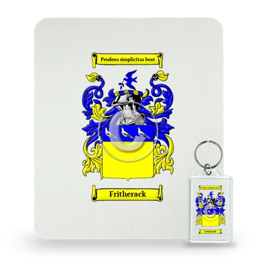 Fritherack Mouse Pad and Keychain Combo Package