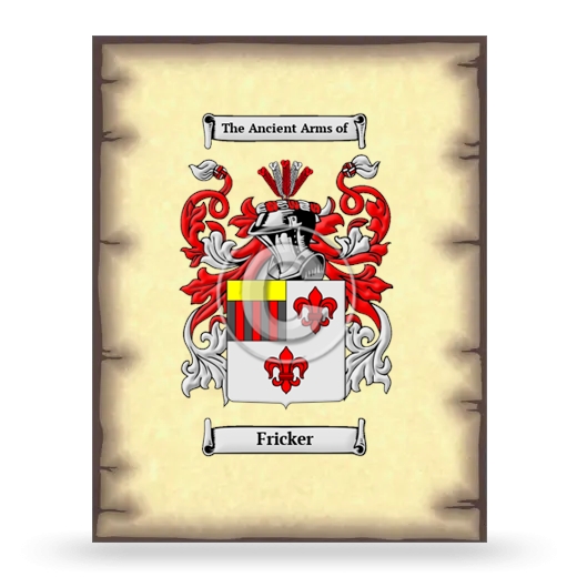 Fricker Coat of Arms Print