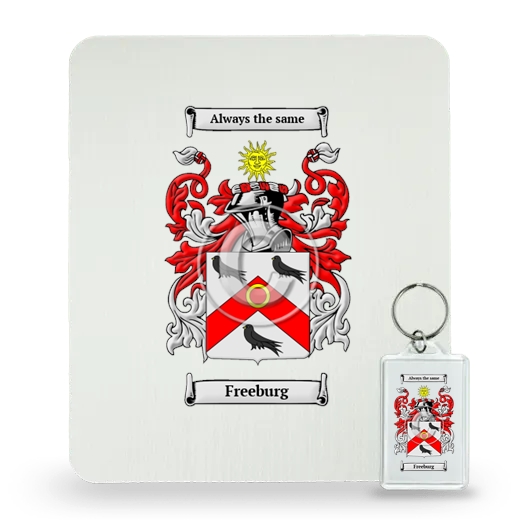 Freeburg Mouse Pad and Keychain Combo Package