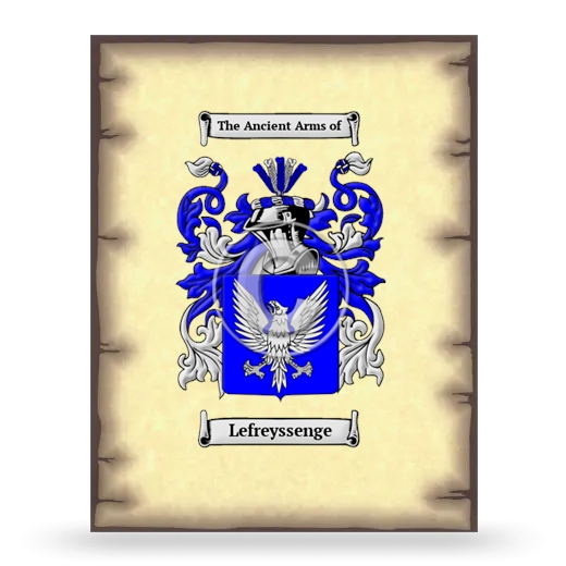 Lefreyssenge Coat of Arms Print