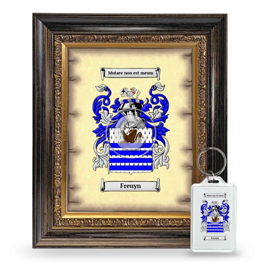 Freuyn Framed Coat of Arms and Keychain - Heirloom