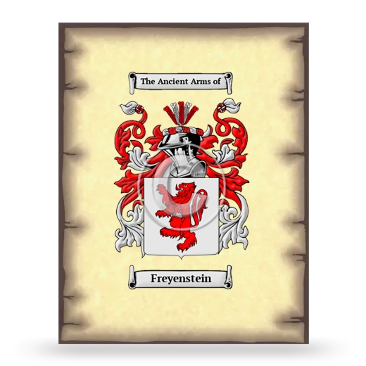 Freyenstein Coat of Arms Print