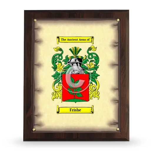 Frishe Coat of Arms Plaque