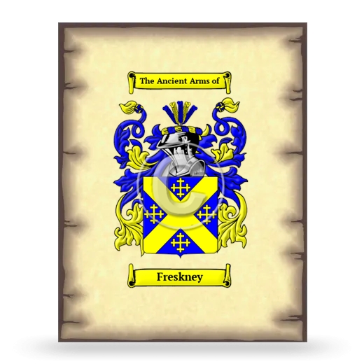 Freskney Coat of Arms Print