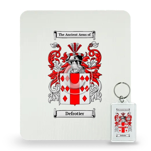 Defrotier Mouse Pad and Keychain Combo Package