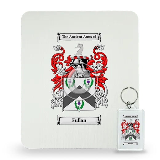 Fullan Mouse Pad and Keychain Combo Package