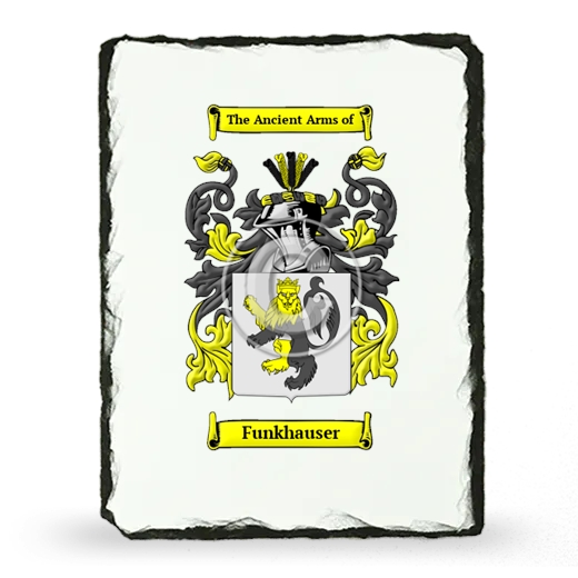 Funkhauser Coat of Arms Slate