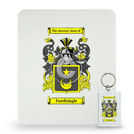 Fuerbringle Mouse Pad and Keychain Combo Package