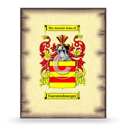 Fuerstenbuerger Coat of Arms Print