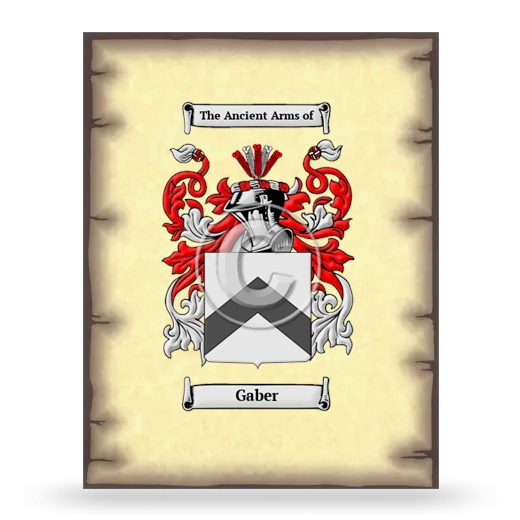 Gaber Coat of Arms Print