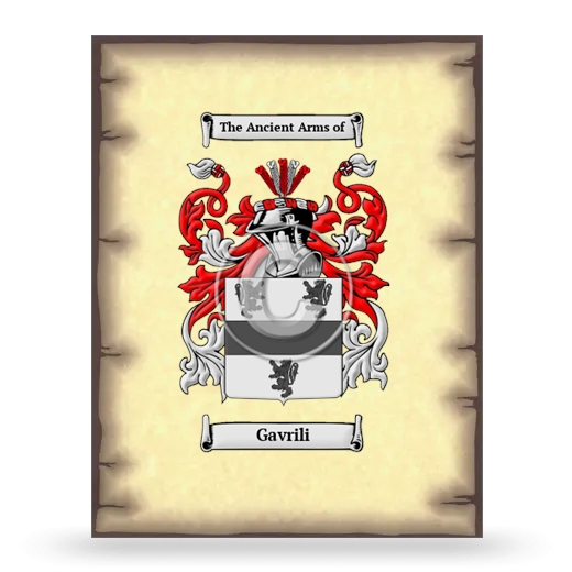 Gavrili Coat of Arms Print