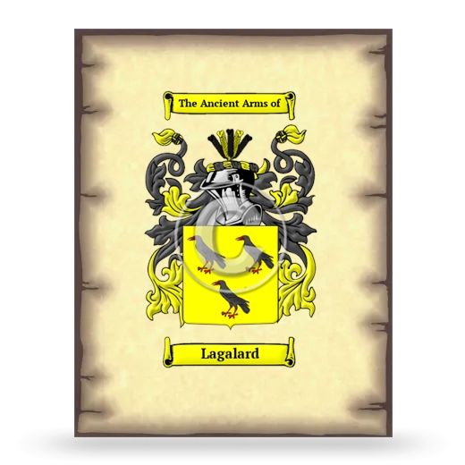Lagalard Coat of Arms Print
