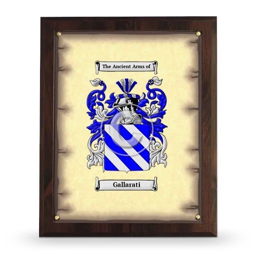 Gallarati Coat of Arms Plaque