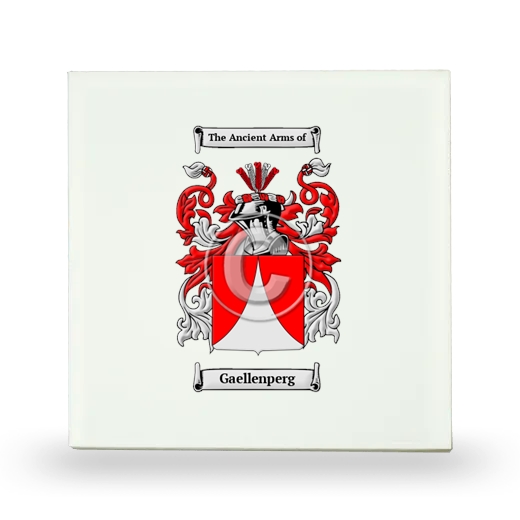 Gaellenperg Small Ceramic Tile with Coat of Arms