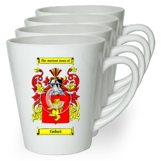 Galuci Set of 4 Latte Mugs