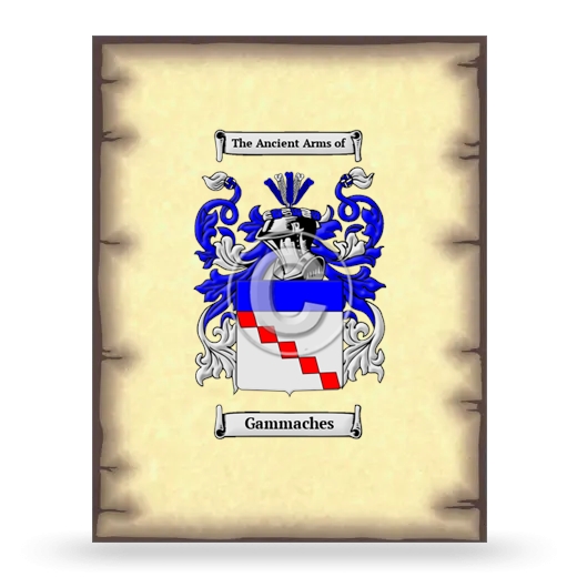 Gammaches Coat of Arms Print