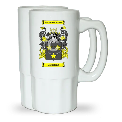 Gamelend Pair of Beer Steins